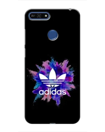 Чехол для Huawei Honor 7A Pro с картинкой «Взрыв красок Adidas»