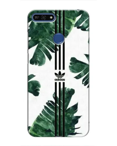 Чехол для Huawei Honor 7A Pro с картинкой «Пальмовые листья адидас»
