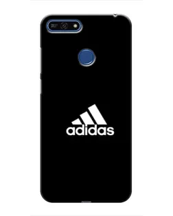 Чехол для Huawei Honor 7A Pro с картинкой «Черная классика Adidas»