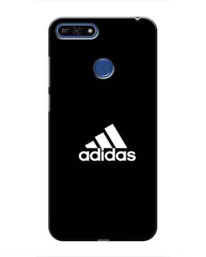 Чехол для Huawei Honor 7A Pro с картинкой «Черная классика Adidas»