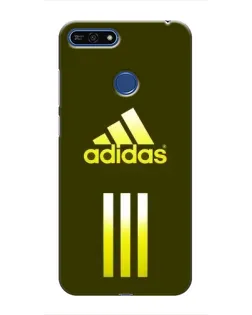 Чехол для Huawei Honor 7A Pro с картинкой «Оливковый градиент Adidas»