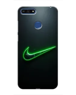 Чохол для Huawei Honor 7A Pro з картинкою «Неоновий контур Nike» Чохол для Huawei Honor 7A Pro з картинкою «Неоновий контур Nike»