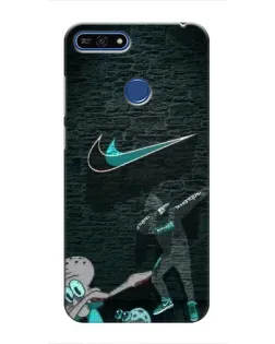 Чехол для Huawei Honor 7A Pro с картинкой «Спортивный арт Nike»