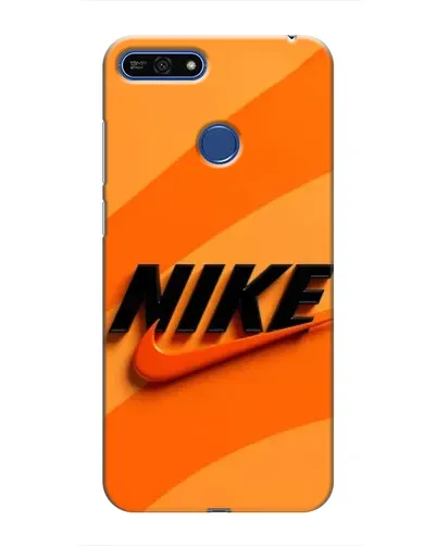 Чехол для Huawei Honor 7A Pro с картинкой «Оранжевый драйв Nike»
