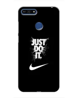 Чехол для Huawei Honor 7A Pro с картинкой «Текстовый принт Nike»