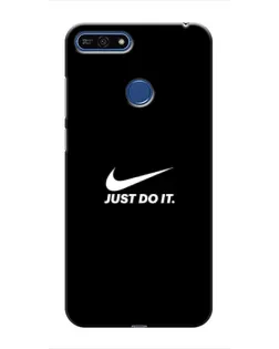 Чехол для Huawei Honor 7A Pro с картинкой «Минимализм от Nike»