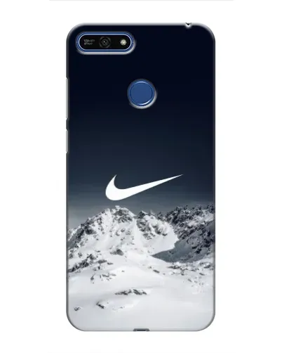 Чехол для Huawei Honor 7A Pro с картинкой «Nike — зимние горы»