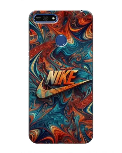 Чехол для Huawei Honor 7A Pro с картинкой «Nike в абстракции»