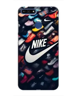 Чехол для Huawei Honor 7A Pro с картинкой «Коллекция кроссовок Nike»