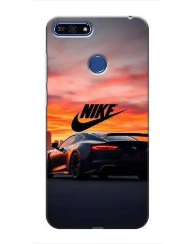 Чехол для Huawei Honor 7A Pro с картинкой «Nike и суперкар»