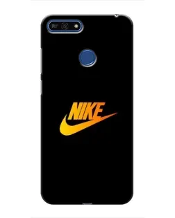 Чехол для Huawei Honor 7A Pro с картинкой «Золотой логотип Nike»