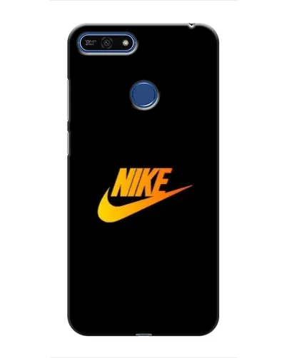 Чехол для Huawei Honor 7A Pro с картинкой «Золотой логотип Nike»
