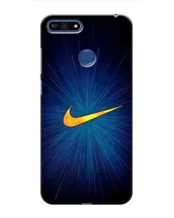 Чохол для Huawei Honor 7A Pro з картинкою «Синій пульс Nike» Чохол для Huawei Honor 7A Pro з картинкою «Синій пульс Nike»