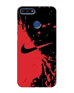 Чохол для Huawei Honor 7A Pro з картинкою «Червоні бризки Nike» Чохол для Huawei Honor 7A Pro з картинкою «Червоні бризки Nike»