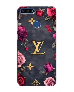Чехол для Huawei Honor 7A Pro с картинкой «Цветочный Louis Vuitton»
