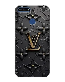 Чехол для Huawei Honor 7A Pro с картинкой «Кожаная текстура LV»