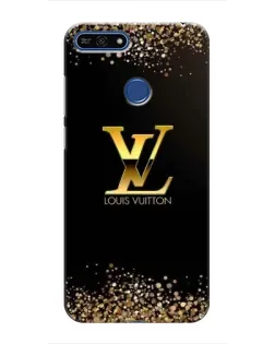 Чехол для Huawei Honor 7A Pro с картинкой «LV — золотые искры»
