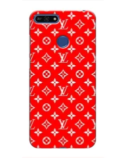 Чехол для Huawei Honor 7A Pro с картинкой «Яркий паттерн LV»