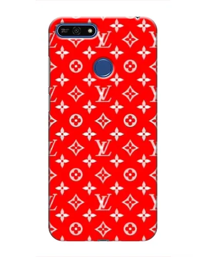 Чехол для Huawei Honor 7A Pro с картинкой «Яркий паттерн LV»