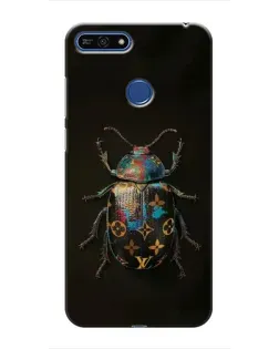 Чехол для Huawei Honor 7A Pro с картинкой «LV — мраморный принт»