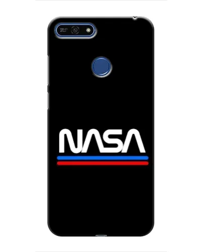 Чехол для Huawei Honor 7A Pro с картинкой «NASA — классика Red Blue» Чехол для Huawei Honor 7A Pro с картинкой «NASA — классика Red Blue»