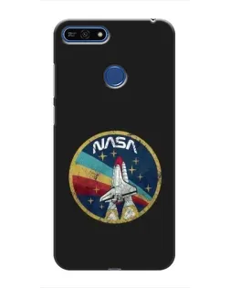 Чехол для Huawei Honor 7A Pro с картинкой «NASA — эмблема миссии»