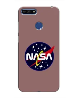 Чехол для Huawei Honor 7A Pro с картинкой «NASA — ретро космос»