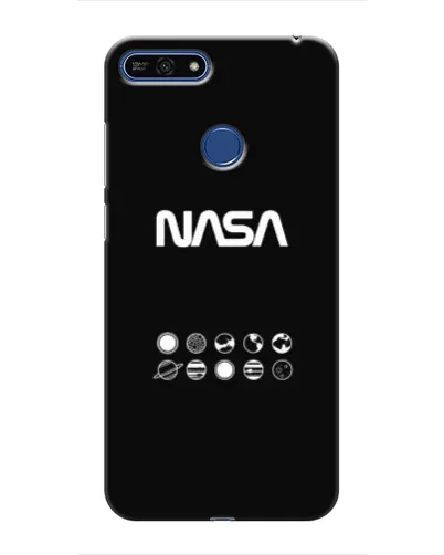 Чехол для Huawei Honor 7A Pro с картинкой «NASA — технический принт» Чехол для Huawei Honor 7A Pro с картинкой «NASA — технический принт»
