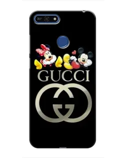 Чехол для Huawei Honor 7A Pro с картинкой «Gucci — герои Disney»