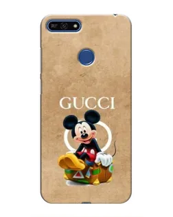 Чехол для Huawei Honor 7A Pro с картинкой «Микки Маус Gucci — крафт»