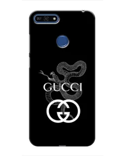 Чехол для Huawei Honor 7A Pro с картинкой «Gucci — серебряная змея»