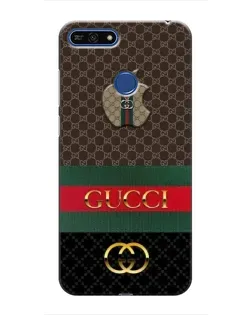 Чехол для Huawei Honor 7A Pro с картинкой «Gucci — брендированный десерт»