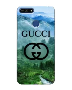 Чехол для Huawei Honor 7A Pro с картинкой «Gucci — горный пейзаж»