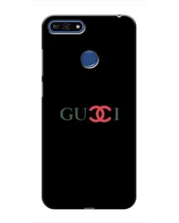 Чехол для Huawei Honor 7A Pro с картинкой «Gucci — красный градиент»