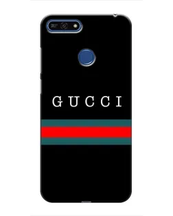 Чехол для Huawei Honor 7A Pro с картинкой «Gucci — красный пояс»