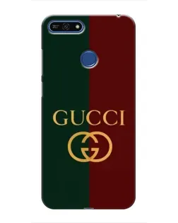 Чехол для Huawei Honor 7A Pro с картинкой «Gucci — темно-зеленый градиент»