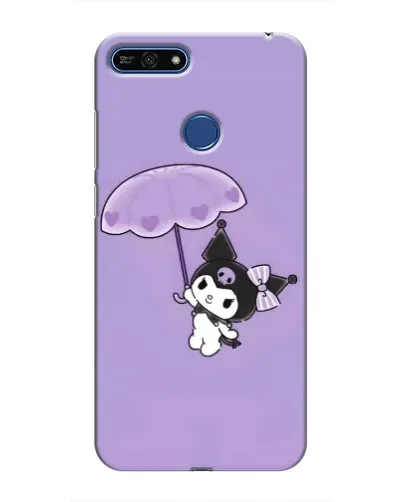 Чехол для Huawei Honor 7A Pro с картинкой «Kuromi с зонтиком»