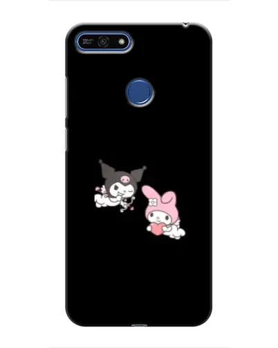 Чехол для Huawei Honor 7A Pro с картинкой «My Melody и Kuromi»