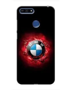 Чехол для Huawei Honor 7A Pro с картинкой «Логотип BMW — вспышка»