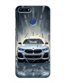 Чехол для Huawei Honor 7A Pro с картинкой «BMW в свете фар»