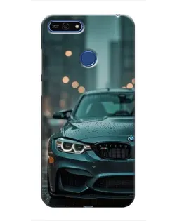 Чехол для Huawei Honor 7A Pro с картинкой «BMW в огнях города»