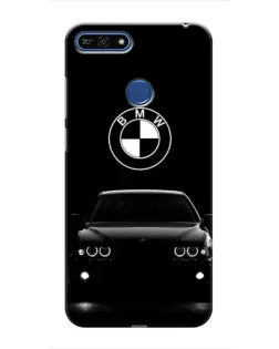 Чехол для Huawei Honor 7A Pro с картинкой «BMW — взгляд из темноты»