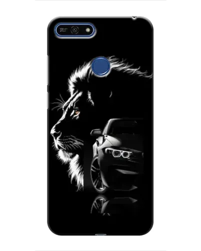 Чехол для Huawei Honor 7A Pro с картинкой «BMW и лев»
