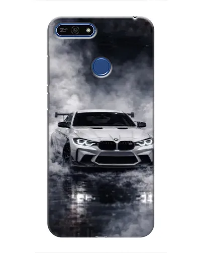 Чехол для Huawei Honor 7A Pro с картинкой «BMW сквозь туман»