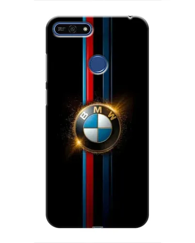 Чехол для Huawei Honor 7A Pro с картинкой «BMW M-Power неон»
