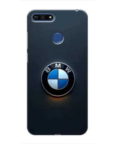 Чехол для Huawei Honor 7A Pro с картинкой «Логотип BMW — минимализм»