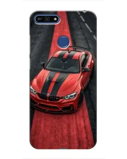 Чехол для Huawei Honor 7A Pro с картинкой «BMW на красной дорожке»