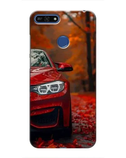 Чехол для Huawei Honor 7A Pro с картинкой «Осенняя BMW M4»