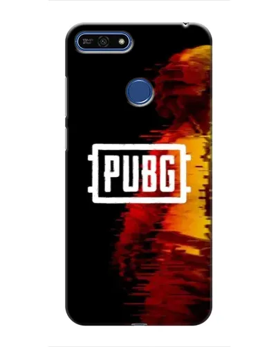 Чехол для Huawei Honor 7A Pro с картинкой «Яркий логотип PUBG»