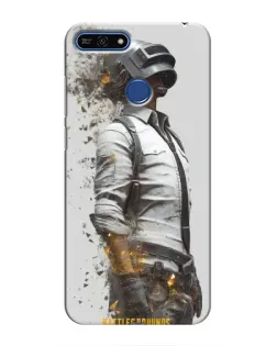 Чехол для Huawei Honor 7A Pro с картинкой «PUBG — боец в пыли»